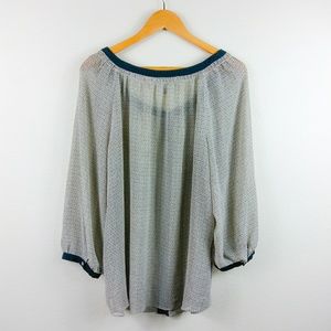 Max Studio Tops - Max Studio Woman Semi - Sheer Tunic Max Studio Tops - Max Studio Woman Semi - Sheer Tunic